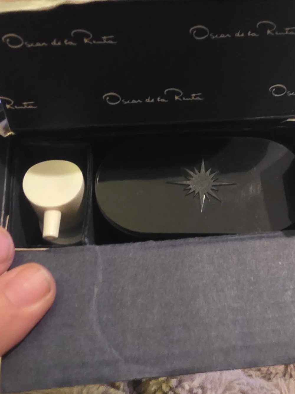 Vintage Collectable discontinued box of Oscar de la Renta Pour Lui Vitale Balm